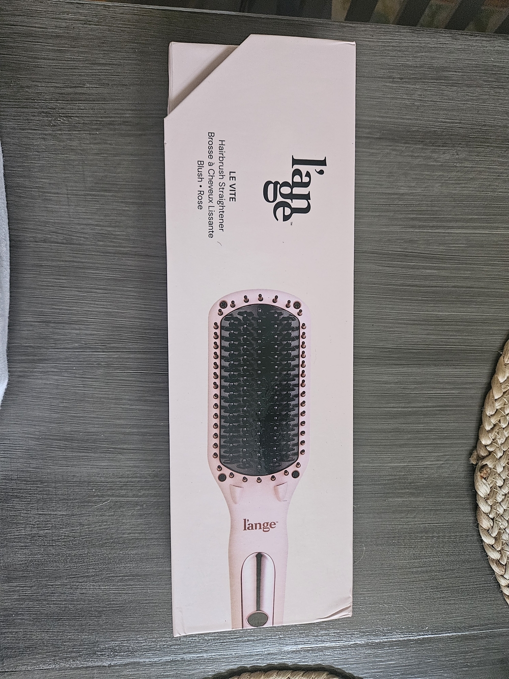 Lange LE Vite Heated Hair Brush - Blush Pink